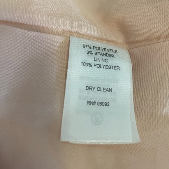 LIGHT PINK LONG OPEN BLAZER - Picture 6 of 7